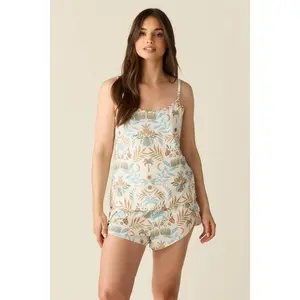 Whitney Summer Jersey PJ Set in Oasis