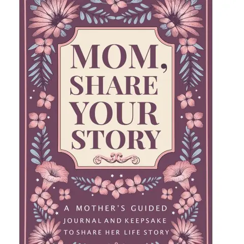 A Mother's Guided Notebook Journal - 6x9 in Soft Cover Blank Fill Journal, English Family Heirloom Book, Maternity Lifestyle Resource with 270 Thoughtful Prompts to Capture Your Mom's Legacy & Personal Notes
