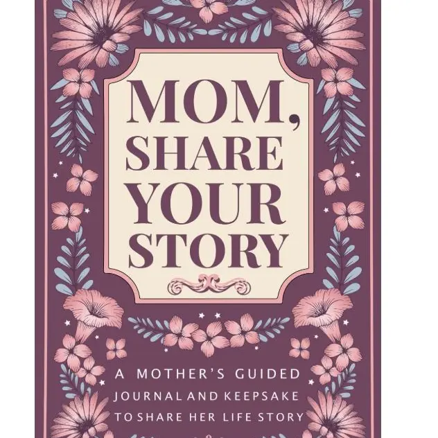 A Mother's Guided Notebook Journal - 6x9 in Soft Cover Blank Fill Journal, English Family Heirloom Book, Maternity Lifestyle Resource with 270 Thoughtful Prompts to Capture Your Mom's Legacy & Personal Notes