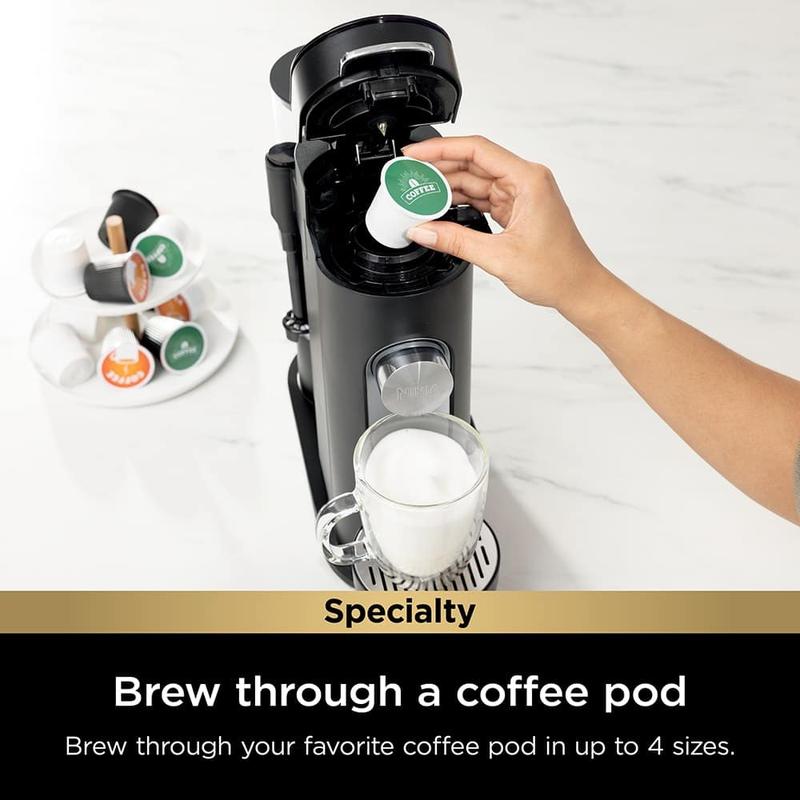 Ninja® Single-Serve Pods & Grounds Specialty Coffee Maker Black
