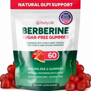 GLP-1 Support Supplement, Sugar-Free Berberine Complex Gummies with Ceylon Cinnamon, Milk Thistle, and ACV [AMPK Metabolic Activator] Berberine Supplement for Weight Loss & Appetite Support