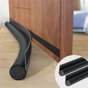 Adjustable Door Bottom Seal Strip Weather Strip Under Door Draft Stopper Thicker Anti-Cold Gap Blocker Sealing Weather Strip