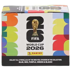 2026 Panini FIFA World Cup Soccer Sticker 25-Pack Box