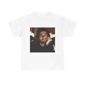 Z Tee, Shirt, Fan Apparel, Music Video, Dinner Scene Top, Unisex Cotton T-Shirt