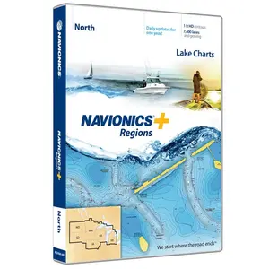 212 MAIN Navionics Regional Nautical Charts - Electronic Chart Solution, North Region Focus, 1-Year Updates, HD Bathymetry, Preloaded Marine Content, Community Edits, USB Reader Compatible, Rainy Lake Coverage