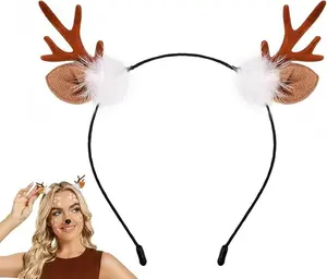 Christmas antler headband reindeer antler hair accessories