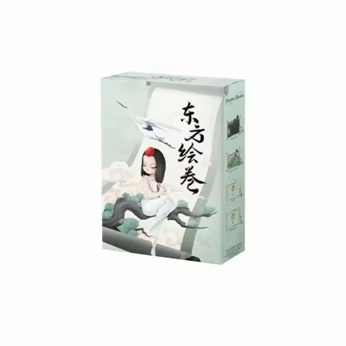 52Toys Sleep Chinese Scrolls Series Collectibles Art Toy - Full Case or Single Blind Box with Scroll Art Design, Set