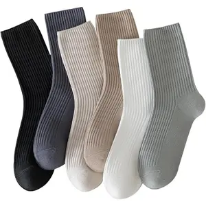 Womens Crew Socks Cute Cotton Boot Socks Lightweight Long Socks for Women Clean Aesthetic Clothes