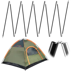 Tent Poles  for 1-2 Person Tent - Durable Pre-Assembled Tent Poles Stakes, Fits Both Female and Male Ends - Lightweight Tent Pole Repair Kit for Hiking Camping Backpacking Tents