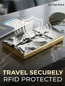 Unisex RFID Blocking Metal Card Holder, Side Open Design, Ultra-Thin Matte Card Case, Secure Storage, Fashion Accessory, Credit Card Wallet