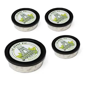 La Bonne Vie ORGANIC Plain Goat Cheese Crumbles (4-Pack, 4 oz) – Healthy & Easy