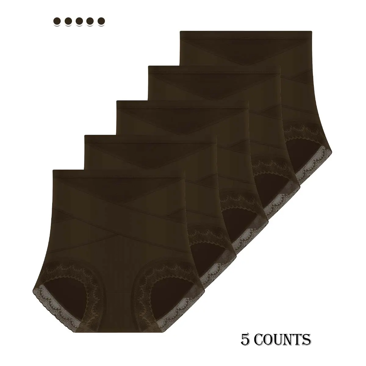 5 coffee brown，set 6