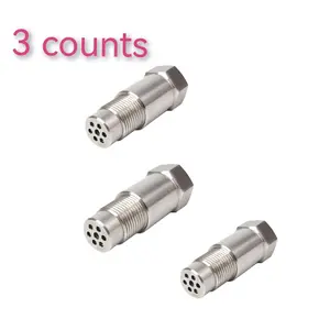 3 Counts Car Oxygen Sensor Spacer Filter Connector Adapter With Converter Oxygen Catalytic Catalysis M18X1.5 Sensor O2 Mini Ternary Q5A1