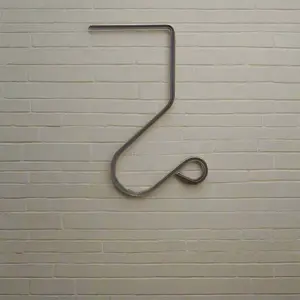 Wrought Iron Medium Mantle Hook - Elegant Design for Mantel Use, Versatile and Durable Construction