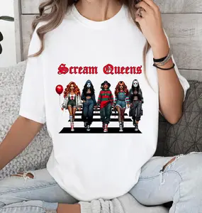 Scream Queen Shirt, Horror Sweashirt T-shirt, Halloween Shirt