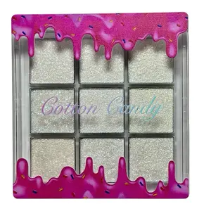Cotton Candy Duochrome Mini Palm Size Eyeshadow Palette Soft Pinch Glitter Vegan Cruelty Free Makeup Blend Cosmetic with 9 Unique Duochrome Shades for Endless Possibilities
