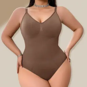 European and American cross-border seamless shapewear bodysuit for women, with tummy control, butt-lifting, and body-slimming features