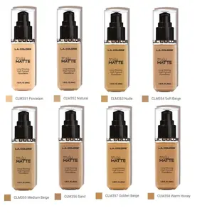 L.A. Colors Truly Matte Foundation Long-Wearing High-Fixation Formula Available in 14 Shades