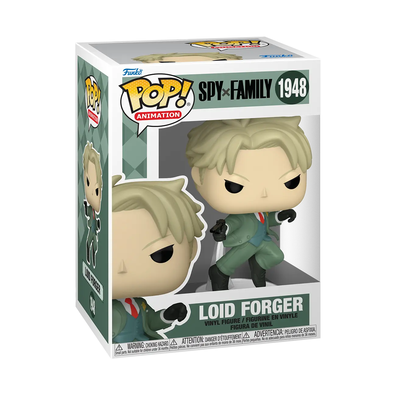 Funko POP Animation: Spy x Family - Loid Forger w/ vRare Pop Protector Included