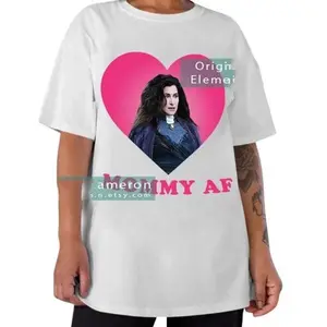 Agatha Harkness Mommy Af T-shirt Featuring Kathryn Hahn As Agatha Tshirt Cotton Fit Top Womenswear