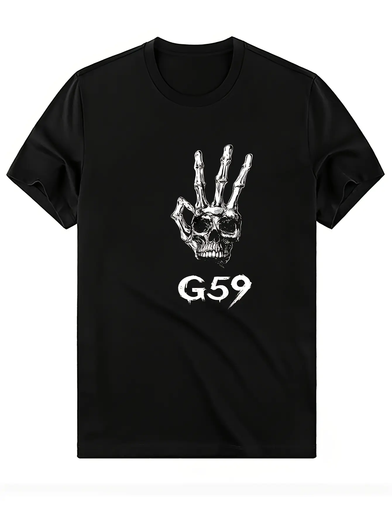 Get This G59 T-Shirt for All - Day Comfort Men'S Round Neck Suitable for a Relaxed Lifestyle a Fashionable And Comfortable Option Same Style for Men And Women 2026 Summer Short-Sleeved Printed T-Shirt 220G