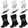 Anti-Slip Cross Grip Cotton Soccer Socks - 2/6 Pairs Jesus Christian Athletic Tight Socks for US 6-12 Football, Soccer Accessories, Football Accessories,sohochic