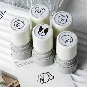 Cute Dog Pattern Light-Sensitive Stamp, Reusable Craft Material, Scrapbook Materials for Gift Wrapping, Greeting Cards, Envelopes, Notebooks, Stationery Seals