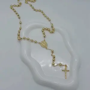 Rodriguezjewelry # 3702 Rosary (6mm) 17inch