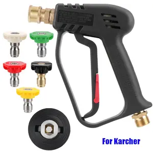 High Pressure Water Sprayer, Car Washing Water Sprayer with 5 Quick Connect Head, Professional Car Washing & Maintenance Tool for Karcher