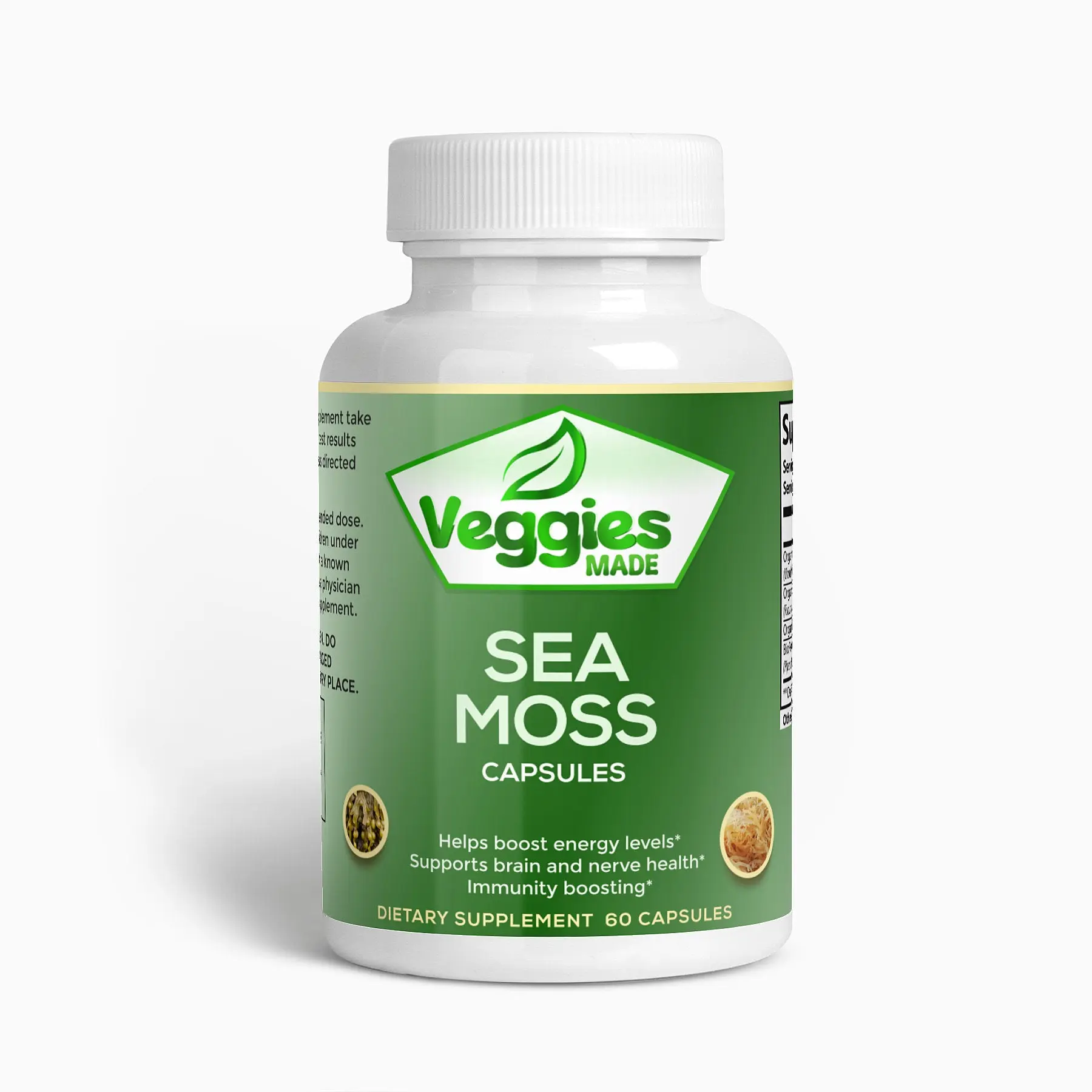 Sea Moss with Organic Burdock and BioPerine Healthcare Fitness Supplement