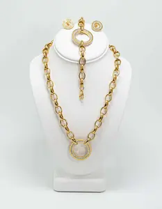 Luxurious Sofia Necklace Set in Gold Plating - Perfect for Any Occasion