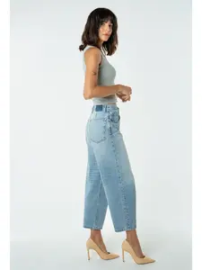 Etica relaxed, tapered Iris jean in stone-washed Arcadia finish