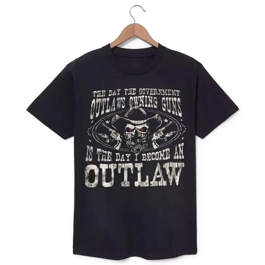 OutLaw Unisex Graphic T-Shirt – Retro Rock Music Streetwear – HGA16707