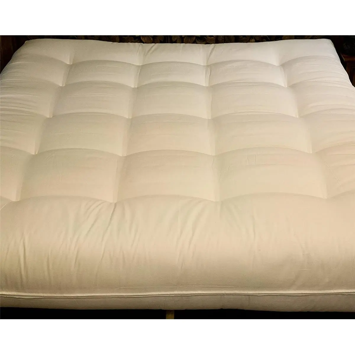 Naturally Sleeping  Full Size Deluxe with Wool Futon Mattress - Mattress Only
