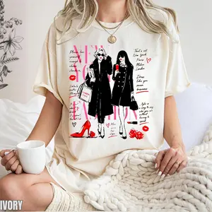The Devil Wears Prada Fashion Graphic Tee, Runway Style Unisex T-Shirt