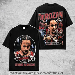 Vintage DeMar DeRozan Graphic Tee For Bulls Nation. DD 11 Chicago Basketball Streetwear Shirt, Oversized Unisex Fan Tee Gift for Men & Women