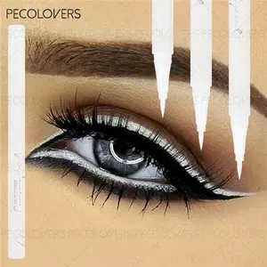 3pcs White Eyeliner Pens, Water-Resistant And Sweat-Proof, Allowing You To Effortlessly Create Trendy Eyeliner