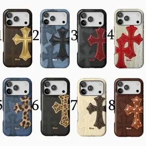 Collection Gothic Cross Aesthetic Tough Phone Cases | BLUNT Cases - for iPhone 17 16 15 14 13 12 11 Series | Cross Phone Case | Trendy 2025 Phone Case | Shockproof Protection | Gift for Her