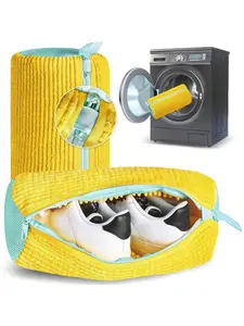 Shoe Laundry Bag with Zipper, Reusable Washing Bag for Sneakers, Fit for Washer & Dryer