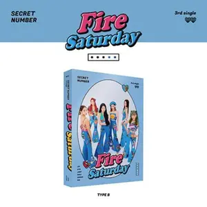 SECRET NUMBER FIRE SATURDAY 3rd Single Album. ( TYPE B ) Ver PRE ORDERED STOCK