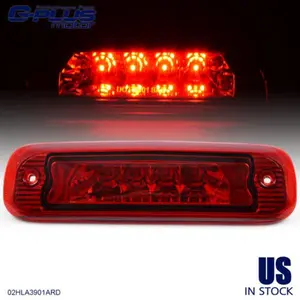 Fit for 97-01 Jeep Cherokee Led Third 3rd Tail Brake Light Rear Stop Lamp Red