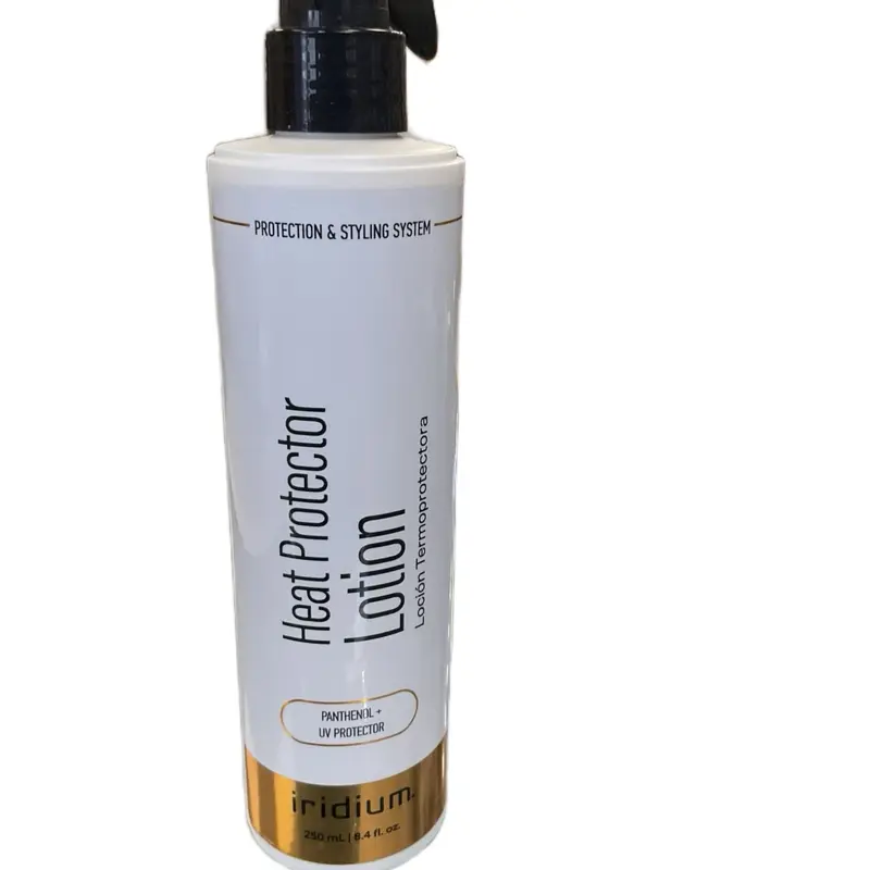 Iridium Heat Protector Lotion - Protection & Styling System with Panthenol & UV Protector for Hair Care