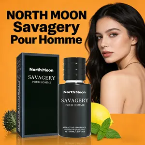 NORTH MOON Savagery Pour Homme - Bergamot & Patchouli Long-Lasting Masculine Fragrance for All Occasions