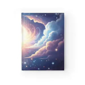 Celestial Dreams Journal - Inspirational Ruled Notebook, Starlit Diary, Cosmic Writing Pad for Reflection, Starry Sky Logbook, Gift [...]
