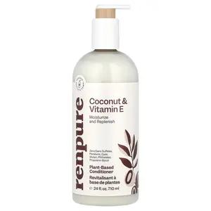 Renpure Plant-Based Conditioner, Coconut & Vitamin E , 24 fl oz (710 ml)