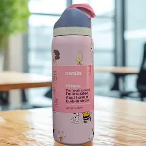 2026 New Brand Owala Stainless Steel Insulated FreeSip Water Bottle Flip Lock 32oz