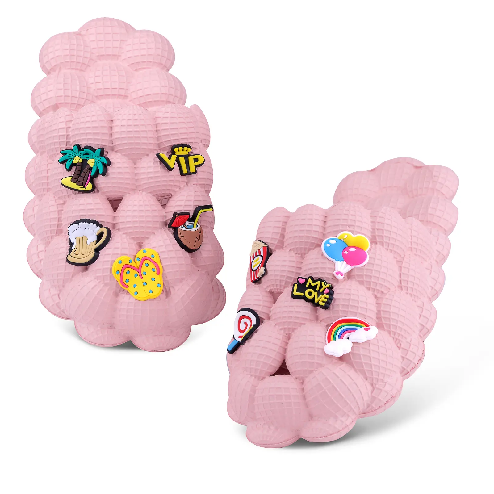 Women Funny Litchi Slippers Soft EVA Comfort Massage Home Floor Shoes Ladies Fashion Slides Girl Footwear Flipflop Walking Shoes