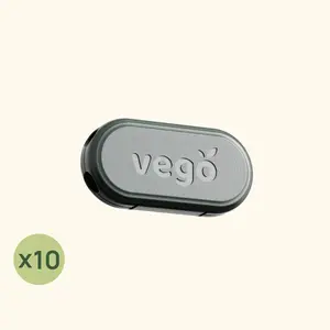 Vego Garden FlexGrow Connectors Kit - 10 Pack for Tomato Cages, UV-Resistant, Easy Attach & Remove, Custom Layouts, Extra Stability