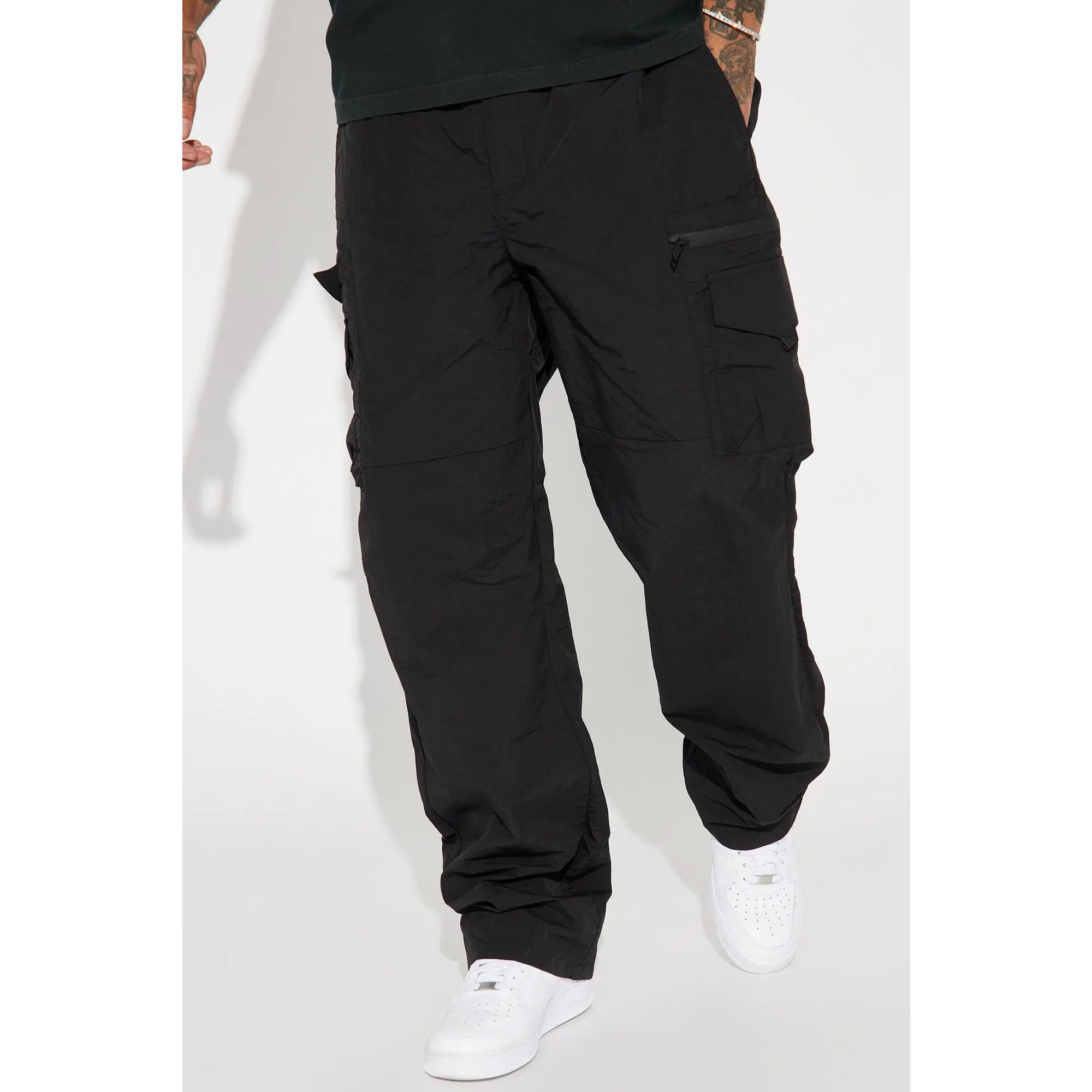 Echo Nylon Straight Cargo Pants - Black Echo Nylon Straight Cargo Pants - Black