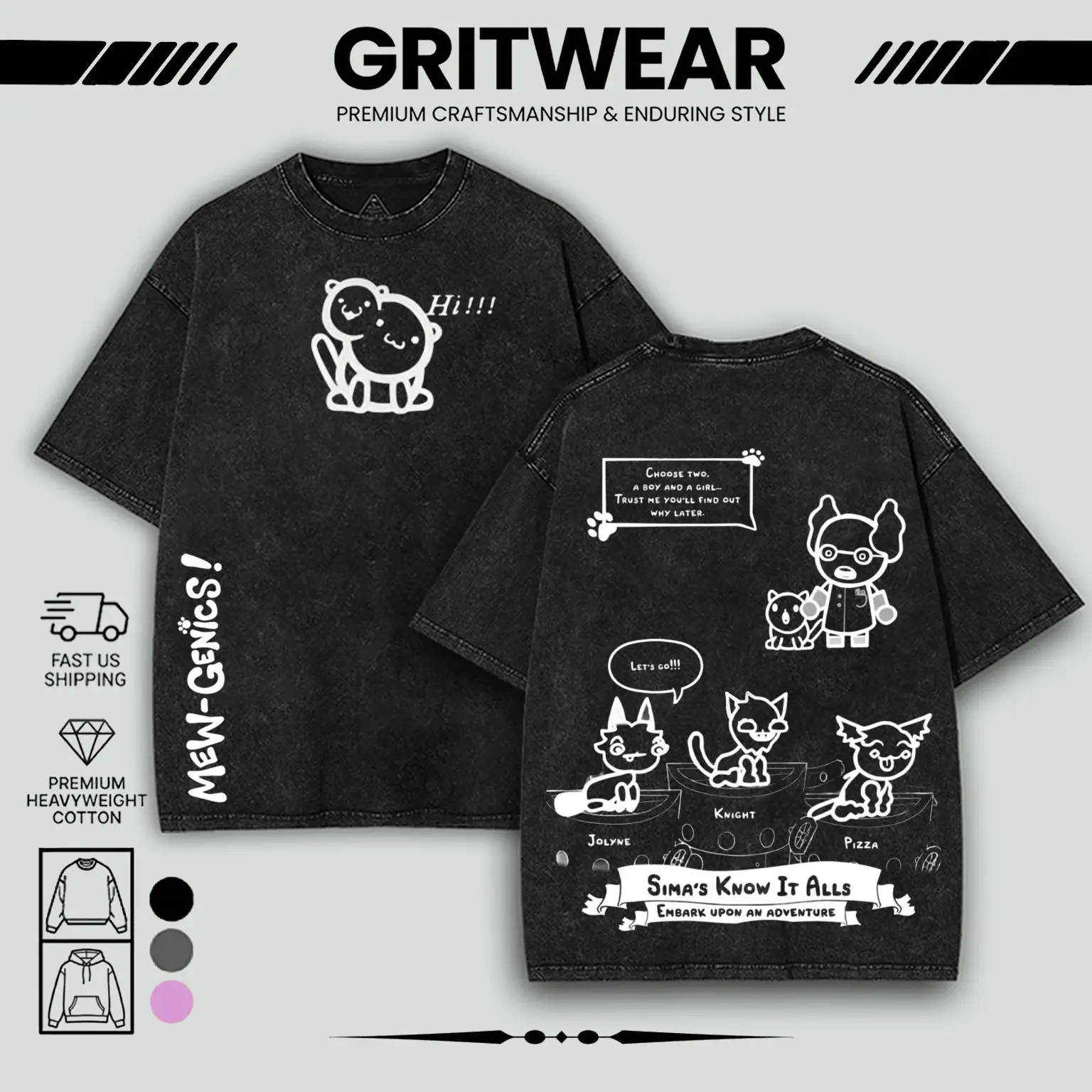 Mewgenics! game Unisex Cotton Vintage Washed Graphic T-Shirt, Oversize Streetwear Crew Neck Tee, trendy t-shirt